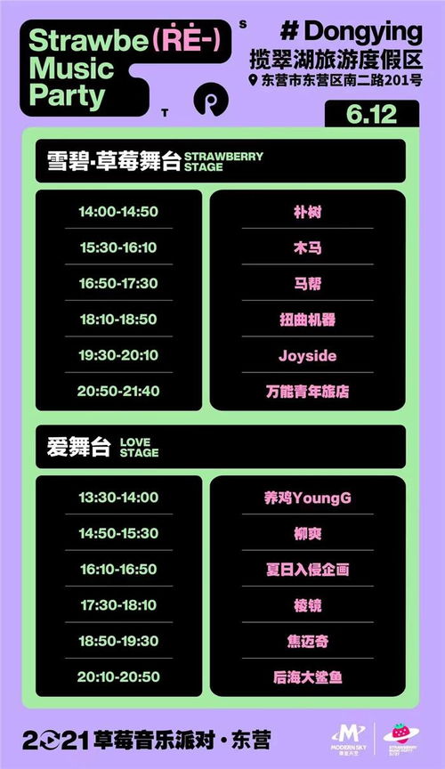 这份出行提示请收好 事关2021东营草莓音乐派对